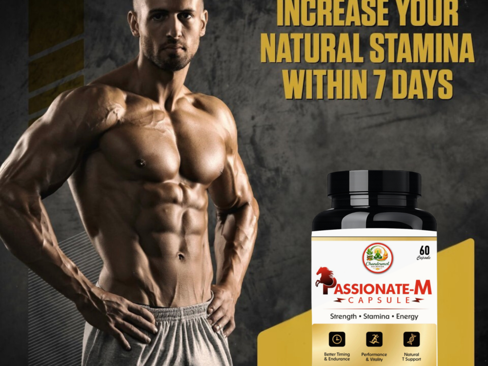 Passionate-M Capsule: Natural Strength, Stamina & Energy Booster