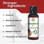 Ignite Your Vitality Naturally Elevate your intimate wellness with Chandramol Passionate-M Oil, a premium Ayurvedic blend crafted for modern men seeking a natural edge. This 30 ml stimulating and lubricating oil is designed to enhance sensation and sensitivity, ensuring a more fulfilling experience. Why Choose Passionate-M Oil? Unlike many synthetic alternatives, our formula is built on the principles of Ayurveda, ensuring that you receive the benefits of nature without the worry of harsh additives. It works harmoniously with your body to boost desire and improve overall performance. Key Benefits: Stimulation & Lubrication: Provides a smooth, non-greasy texture that enhances lubrication and stimulates the senses. Increased Sensation: Carefully selected ingredients help improve sensitivity and sensation, making every moment more impactful. Chemical-Free Assurance: We pride ourselves on a "No Chemicals" policy—no artificial ingredients, just pure herbal excellence. Triple Action Formula: Targets Stamina, Strength, and Vitality to support your masculine health. Usage Instructions: Application: Take a few drops of the oil and gently massage as required or as directed by a healthcare professional. Safety: For external use only.