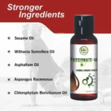 Ignite Your Vitality Naturally Elevate your intimate wellness with Chandramol Passionate-M Oil, a premium Ayurvedic blend crafted for modern men seeking a natural edge. This 30 ml stimulating and lubricating oil is designed to enhance sensation and sensitivity, ensuring a more fulfilling experience. Why Choose Passionate-M Oil? Unlike many synthetic alternatives, our formula is built on the principles of Ayurveda, ensuring that you receive the benefits of nature without the worry of harsh additives. It works harmoniously with your body to boost desire and improve overall performance. Key Benefits: Stimulation & Lubrication: Provides a smooth, non-greasy texture that enhances lubrication and stimulates the senses. Increased Sensation: Carefully selected ingredients help improve sensitivity and sensation, making every moment more impactful. Chemical-Free Assurance: We pride ourselves on a "No Chemicals" policy—no artificial ingredients, just pure herbal excellence. Triple Action Formula: Targets Stamina, Strength, and Vitality to support your masculine health. Usage Instructions: Application: Take a few drops of the oil and gently massage as required or as directed by a healthcare professional. Safety: For external use only.